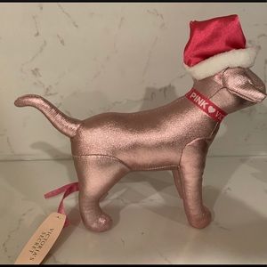 Victoria’s Secret pink Christmas dog